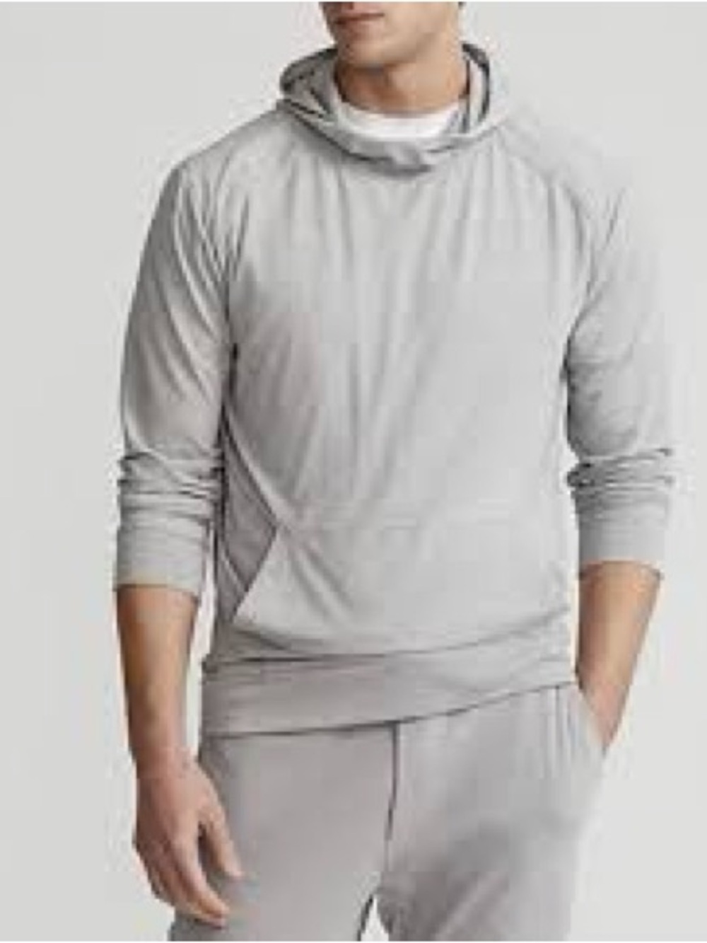 Ralph Lauren RLX Light Gray Pullover Hoodie 890